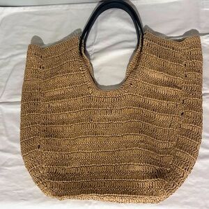 COS WOVEN BEACH BAG